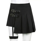 Gothic Pleated Skirt - Black - The Cursed Closet