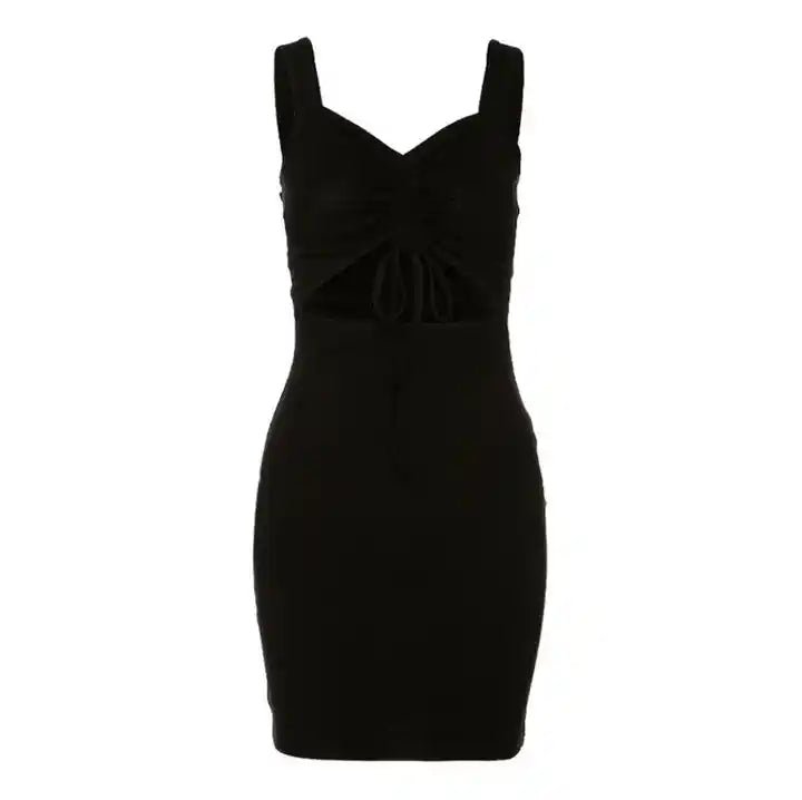 Forever Stars' Black Bodycon Dress - The Cursed Closet