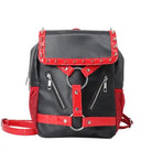 Black Red Gothic Rivet Backpack - The Cursed Closet