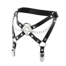 Ebony Gothic Thigh Strap - The Cursed Closet