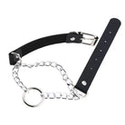 Faux Leather Padlock Choker - The Cursed Closet