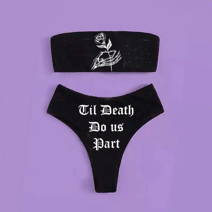 Gothic Punk Bikini in Sexy Style - The Cursed Closet