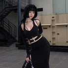 Faux Fur Hood Cropped Top - The Cursed Closet