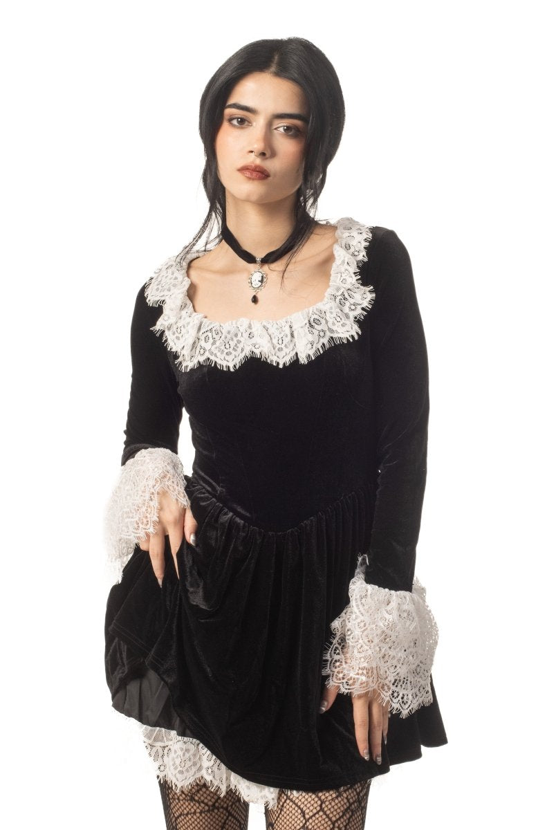 Velvet Widow Dress - The Cursed Closet