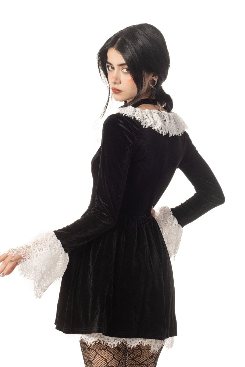 Velvet Widow Dress - The Cursed Closet