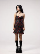 Red Roses Mini Dress - The Cursed Closet