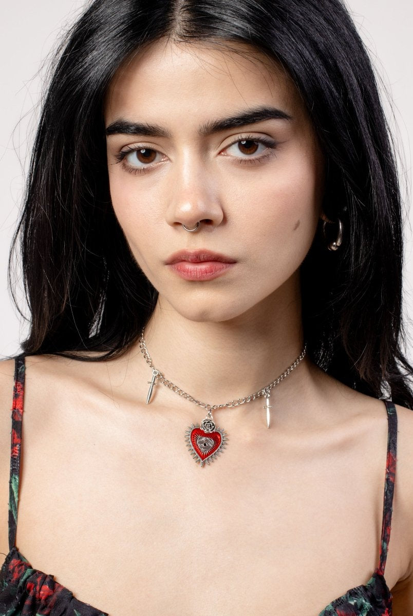 Heart of Thorns Necklace - The Cursed Closet