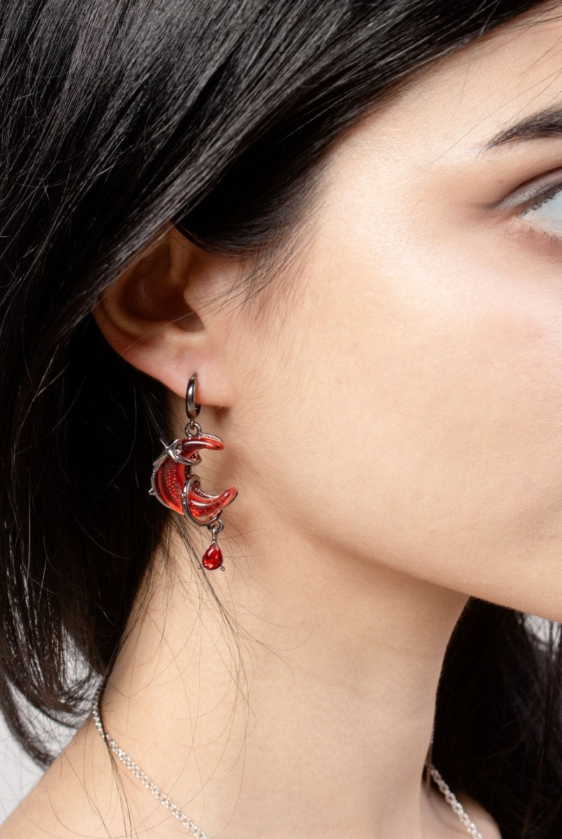 Blood Moon Earrings - The Cursed Closet