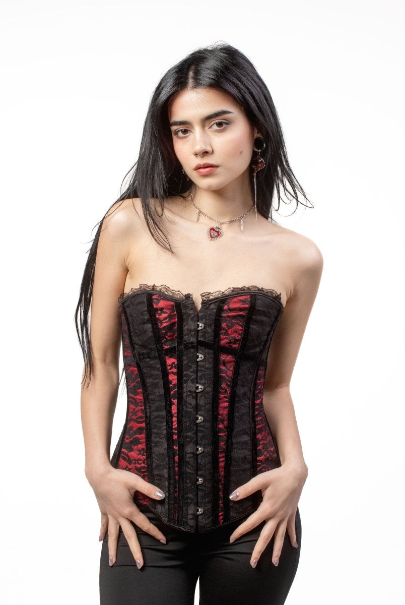 "Haunt me" Corset - The Cursed Closet