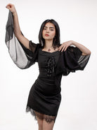 Forest Flower Mini Dress - The Cursed Closet