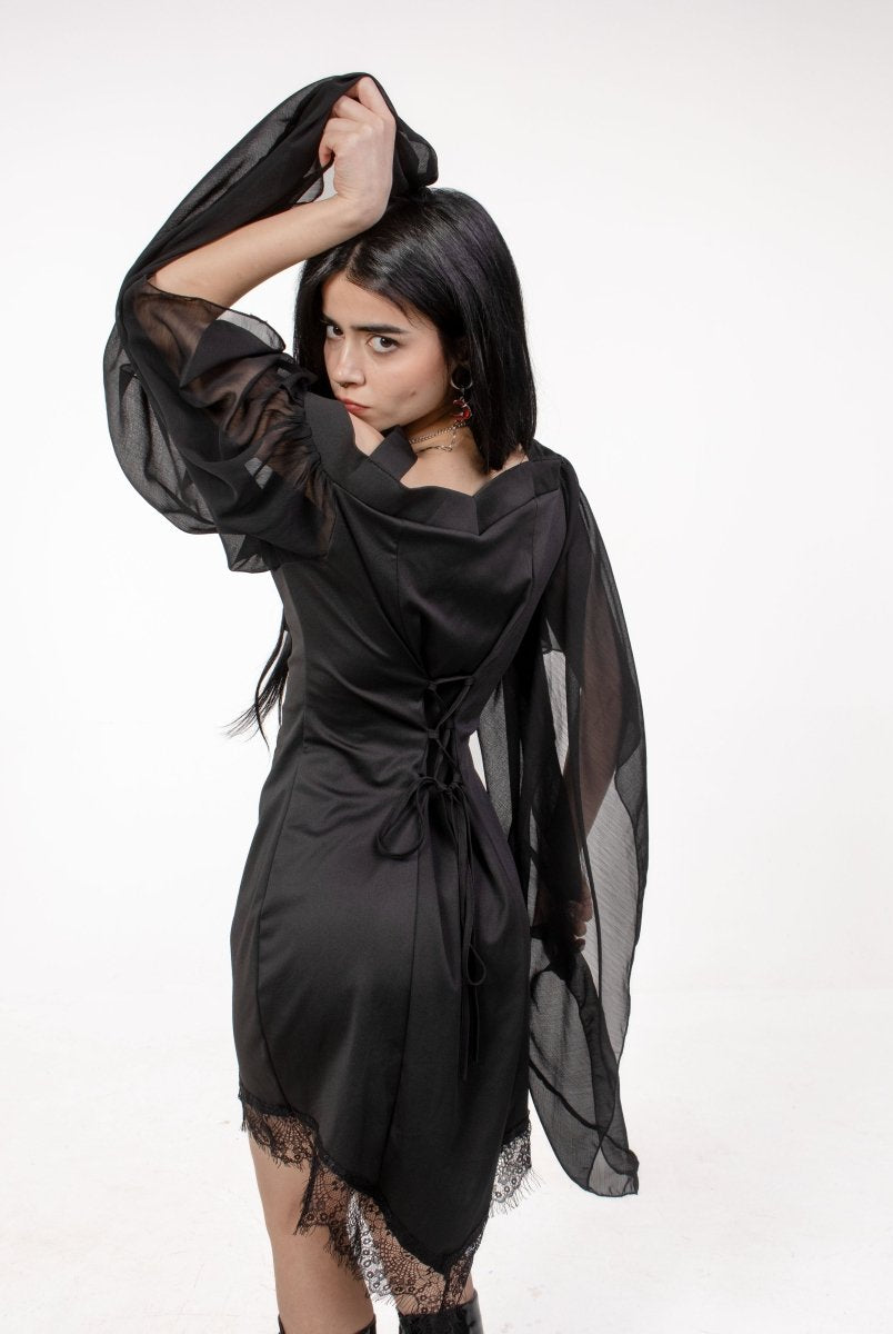 Forest Flower Mini Dress - The Cursed Closet