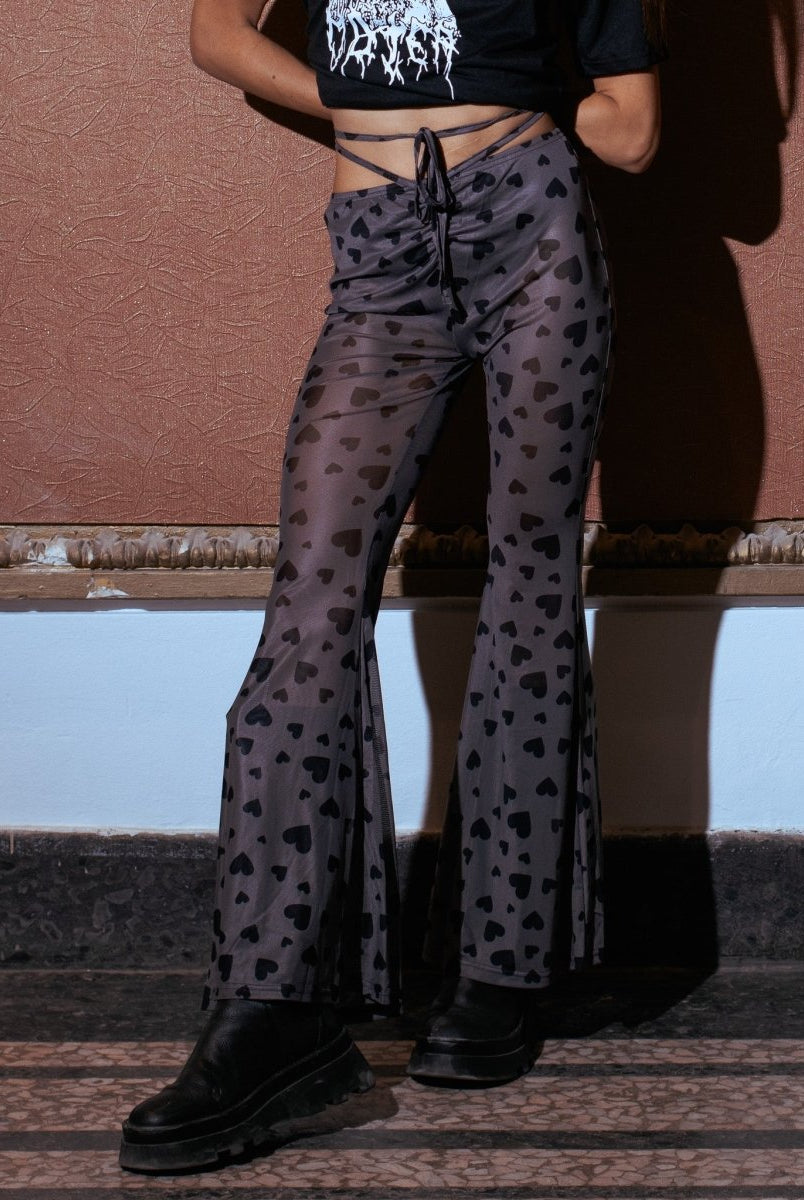 Nocturnal Heart Gray Pants - The Cursed Closet