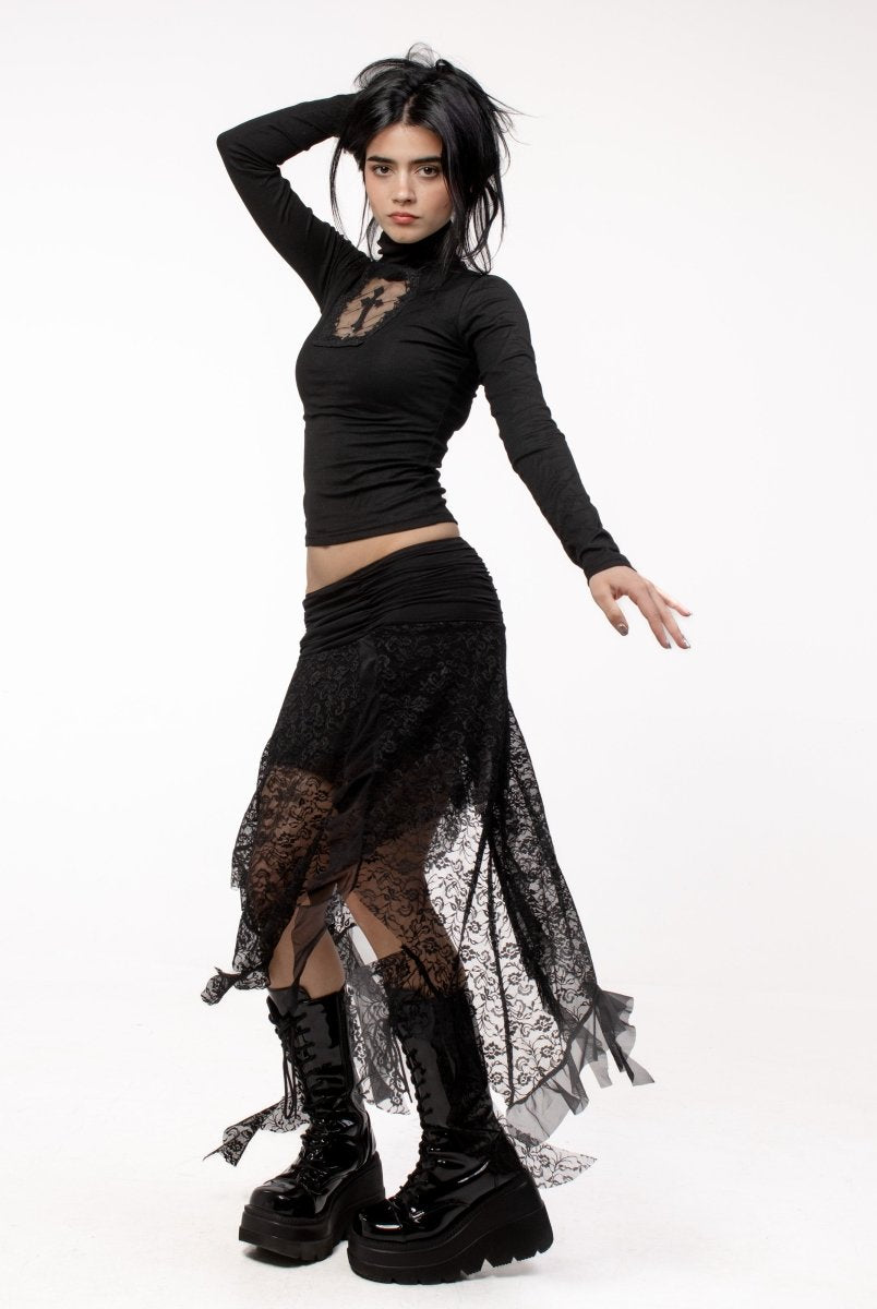 Midnight Widow Skirt - The Cursed Closet