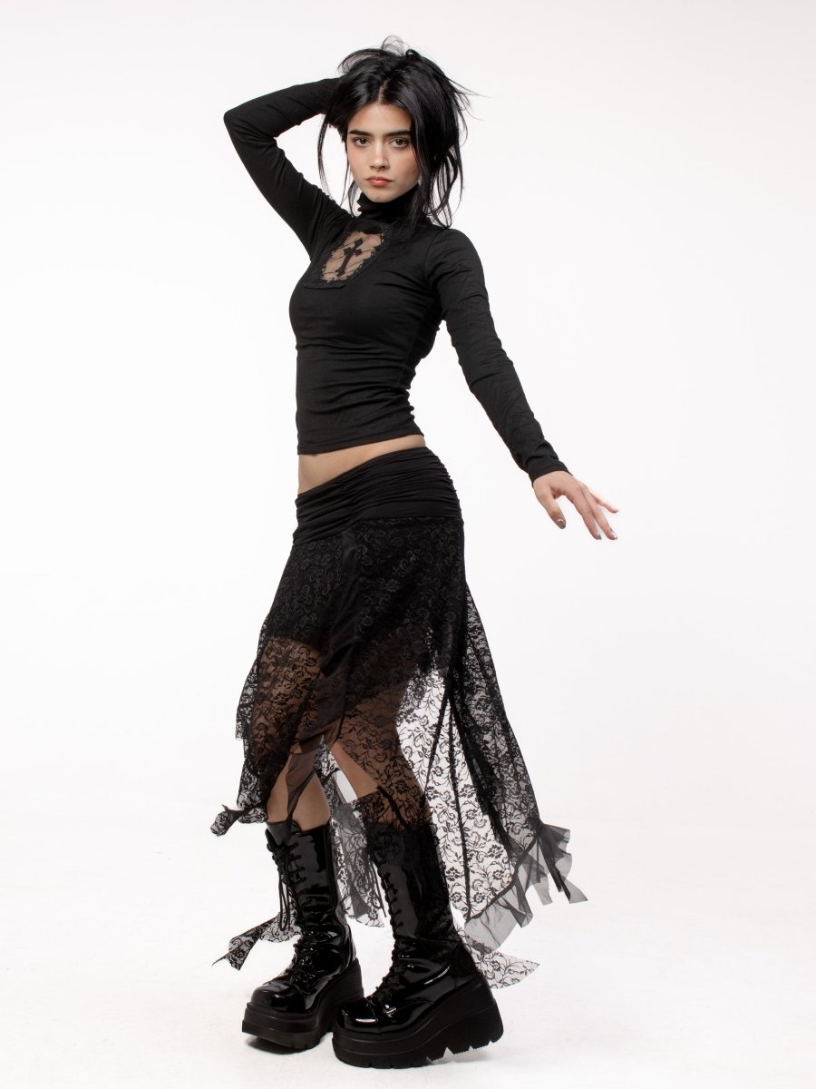 Midnight Widow Skirt - The Cursed Closet