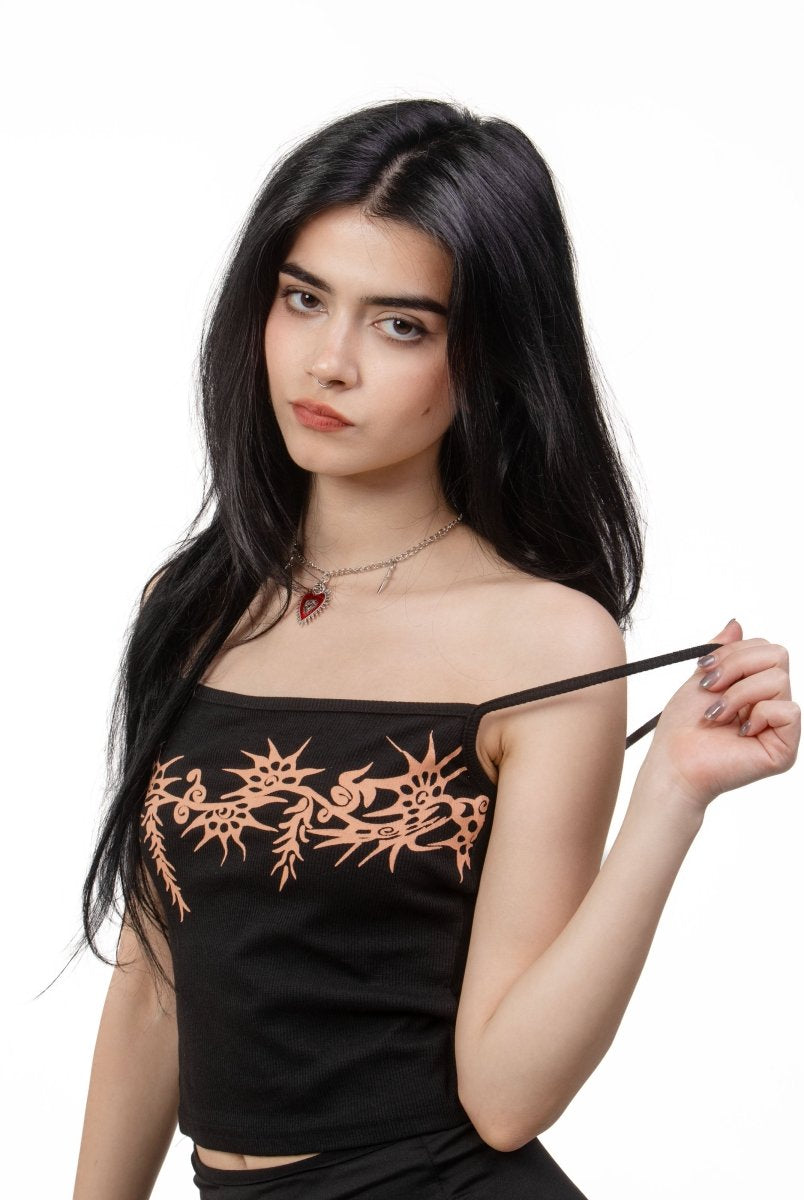 Tribal Crop Top - The Cursed Closet