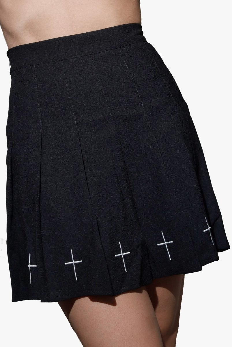 Midnight Cross Skirt - The Cursed Closet