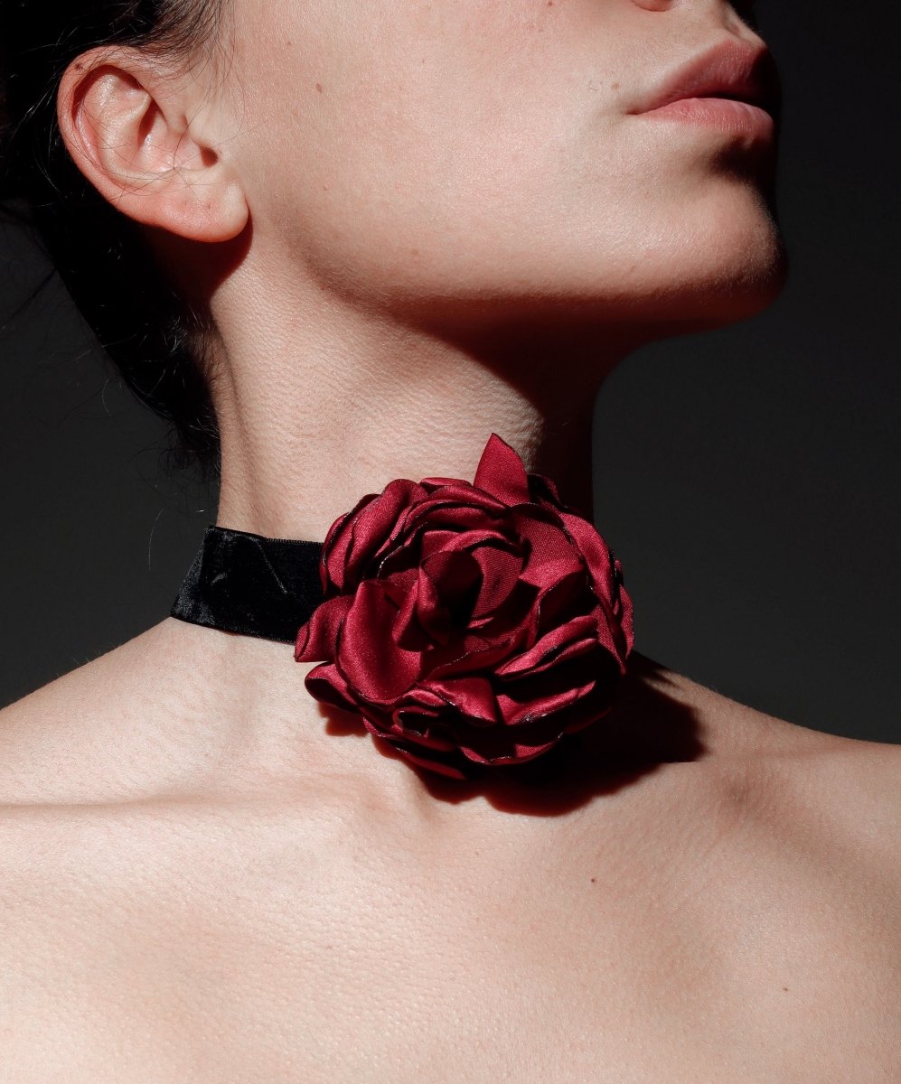 Gothic Rose Lace Necklace - The Cursed Closet