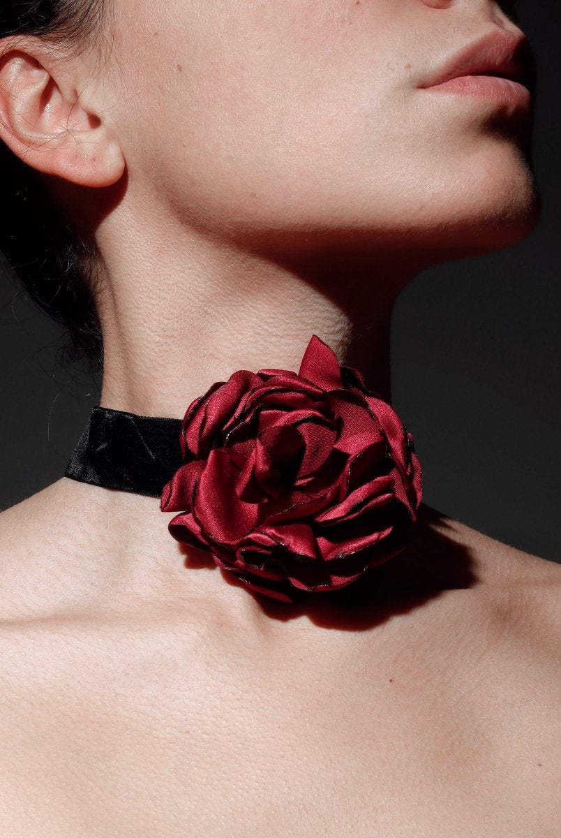 Gothic Rose Lace Necklace - The Cursed Closet