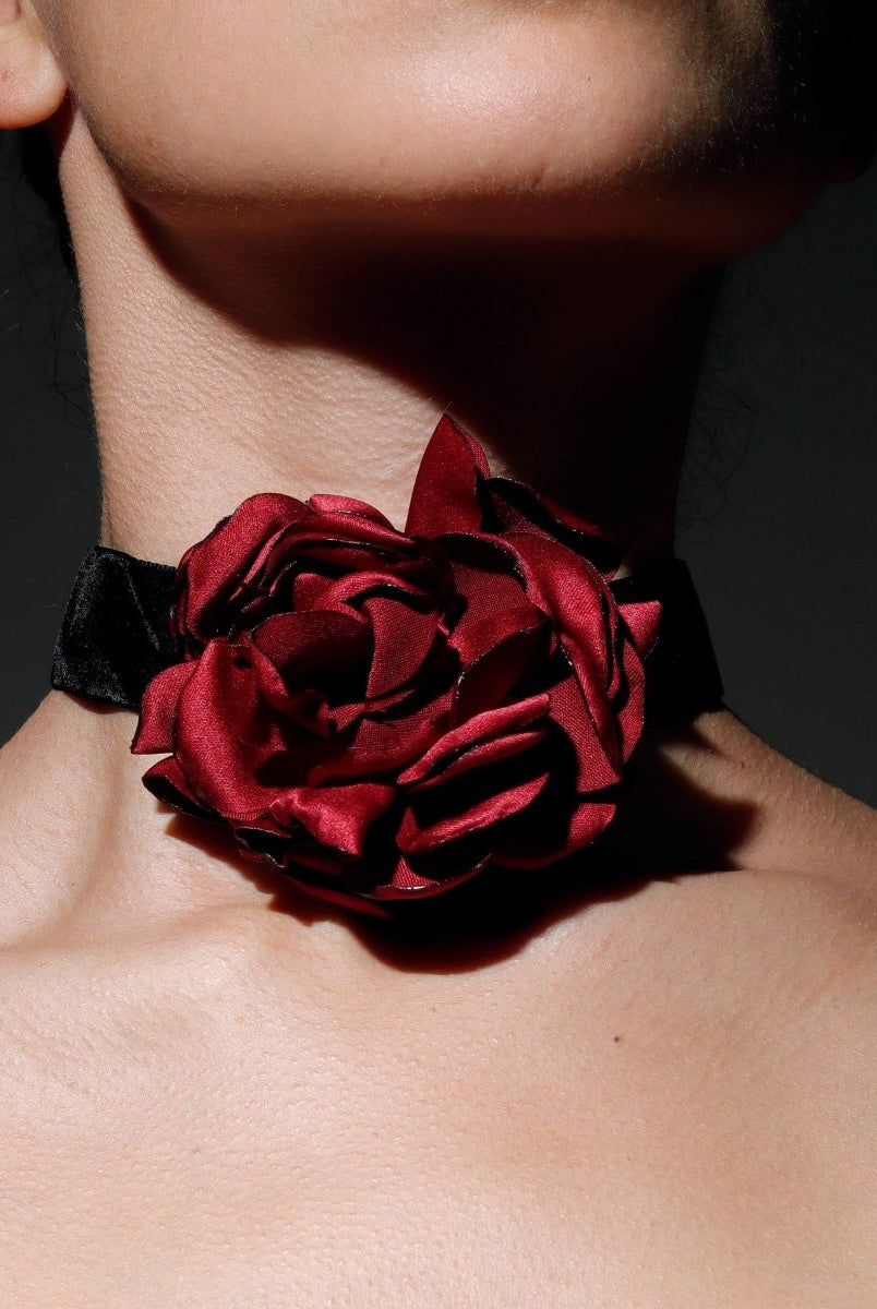 Gothic Rose Lace Necklace - The Cursed Closet