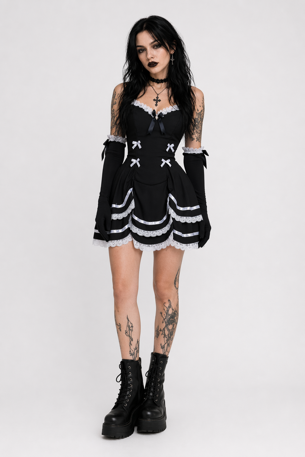 Grunge Lolita Requiem' Dress Default Title