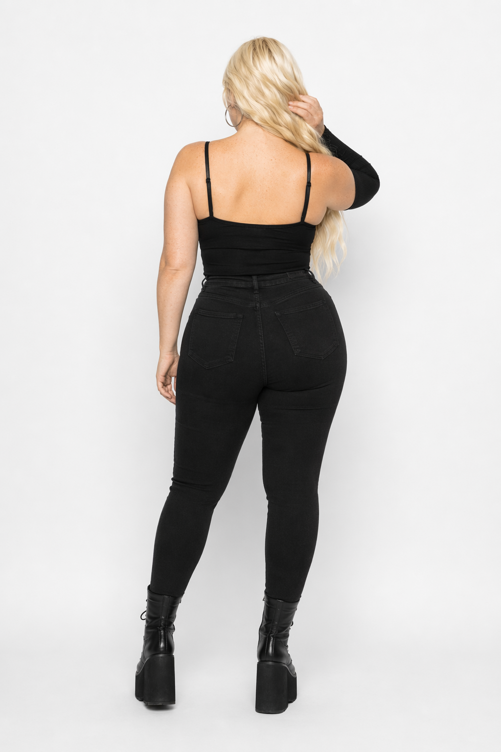 Disgusting Black Crop Top Black