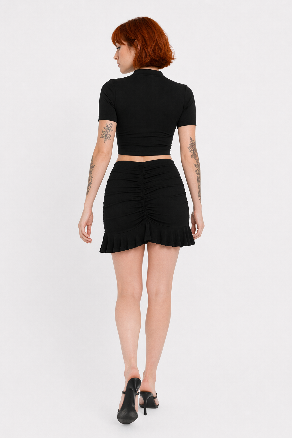 Elegant Ebony Crop Top Default