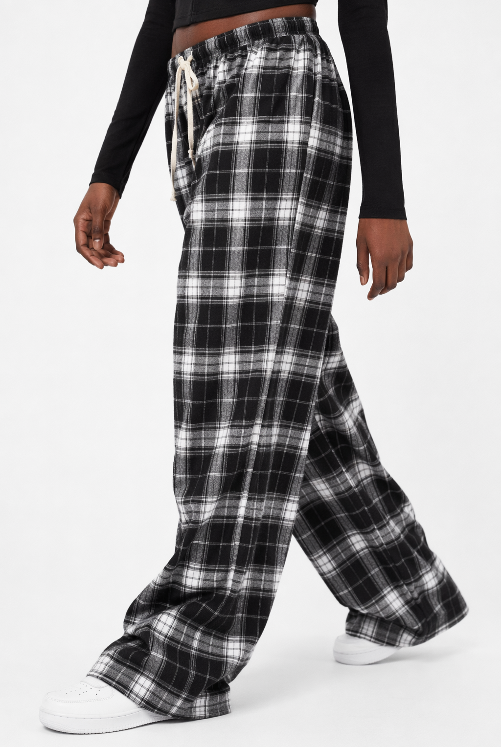 Grunge Loose Pants in Black' Black