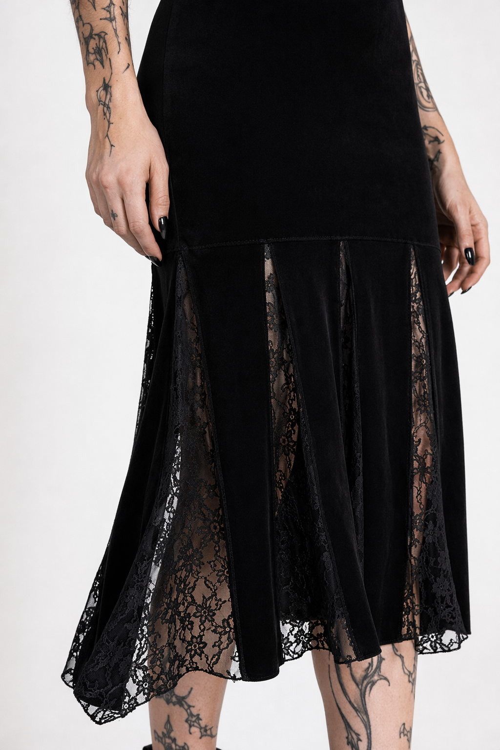 Elegant Black Evening Dress Black