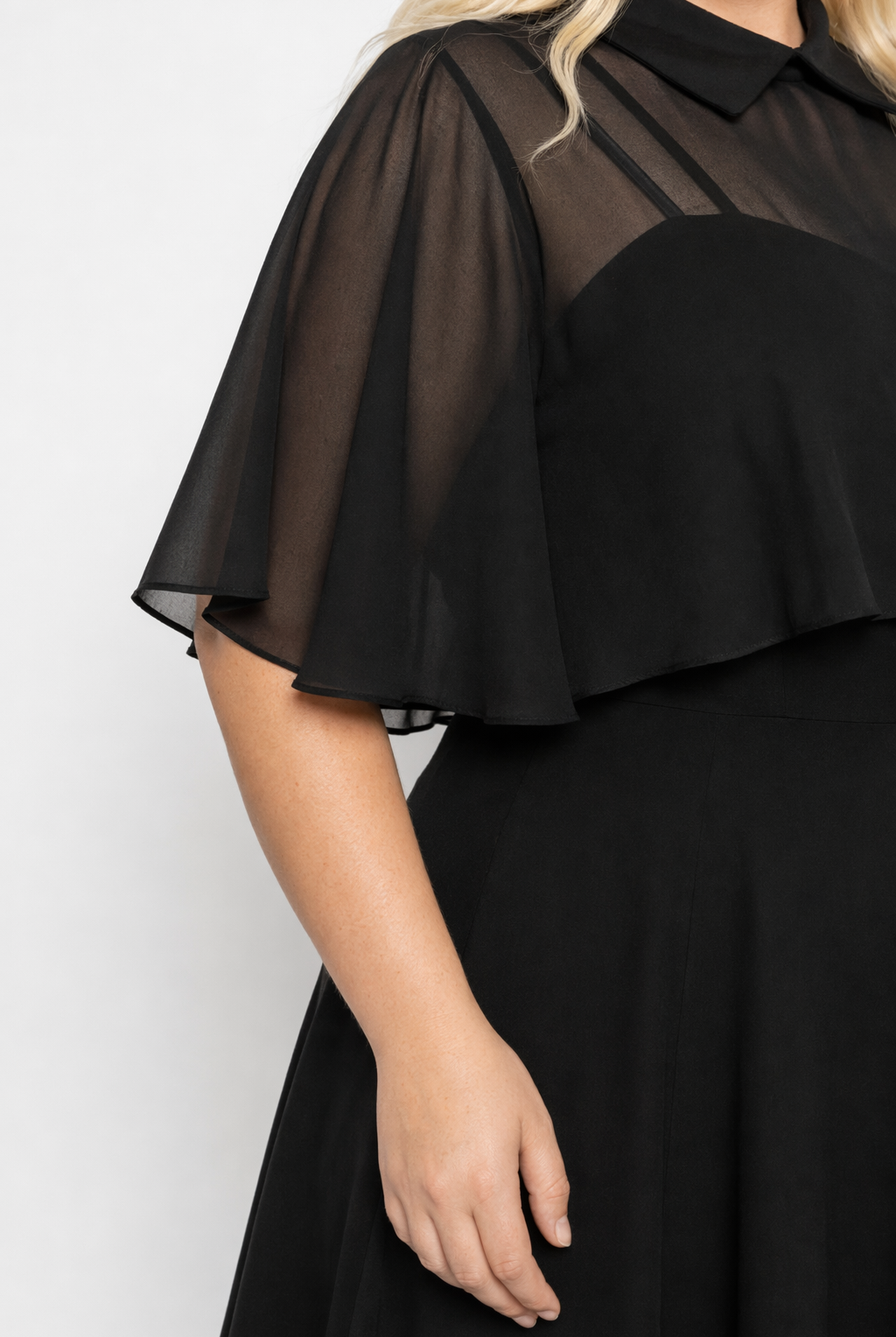 Gothic Butterfly Strap Dress black