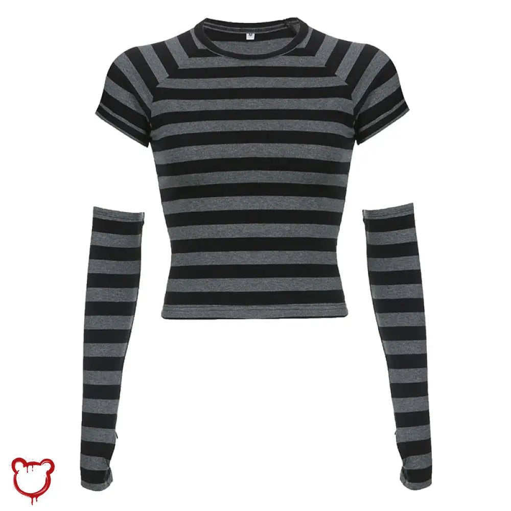 Academic Striped T-Shirt - The Cursed Closet
