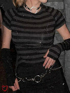 Academic Striped T-Shirt - The Cursed Closet