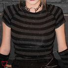 Academic Striped T-Shirt - The Cursed Closet