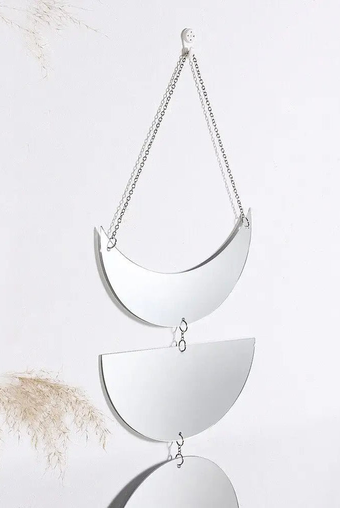 Acrylic Sun Moon Wall Mirror - The Cursed Closet