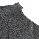 Agony' Grey Grunge Crop Top - The Cursed Closet