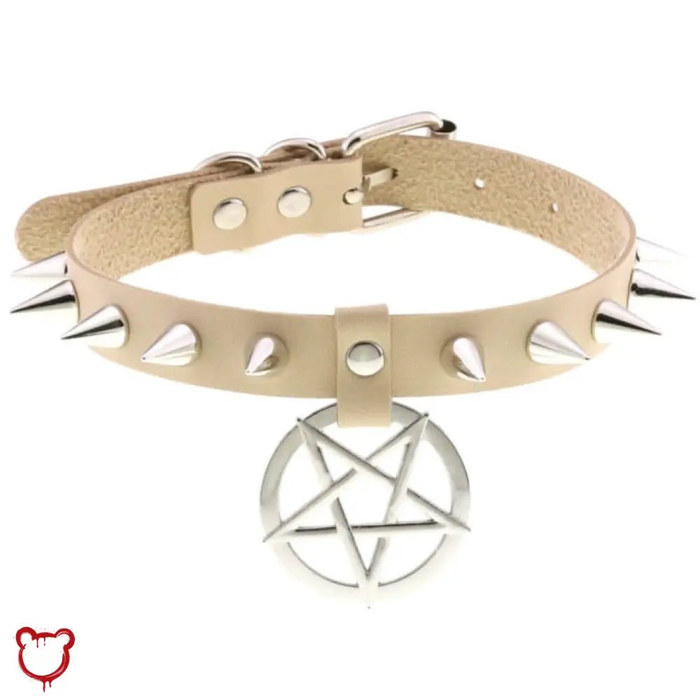 Alt Gothic Spike Choker - Darkest Depths - The Cursed Closet