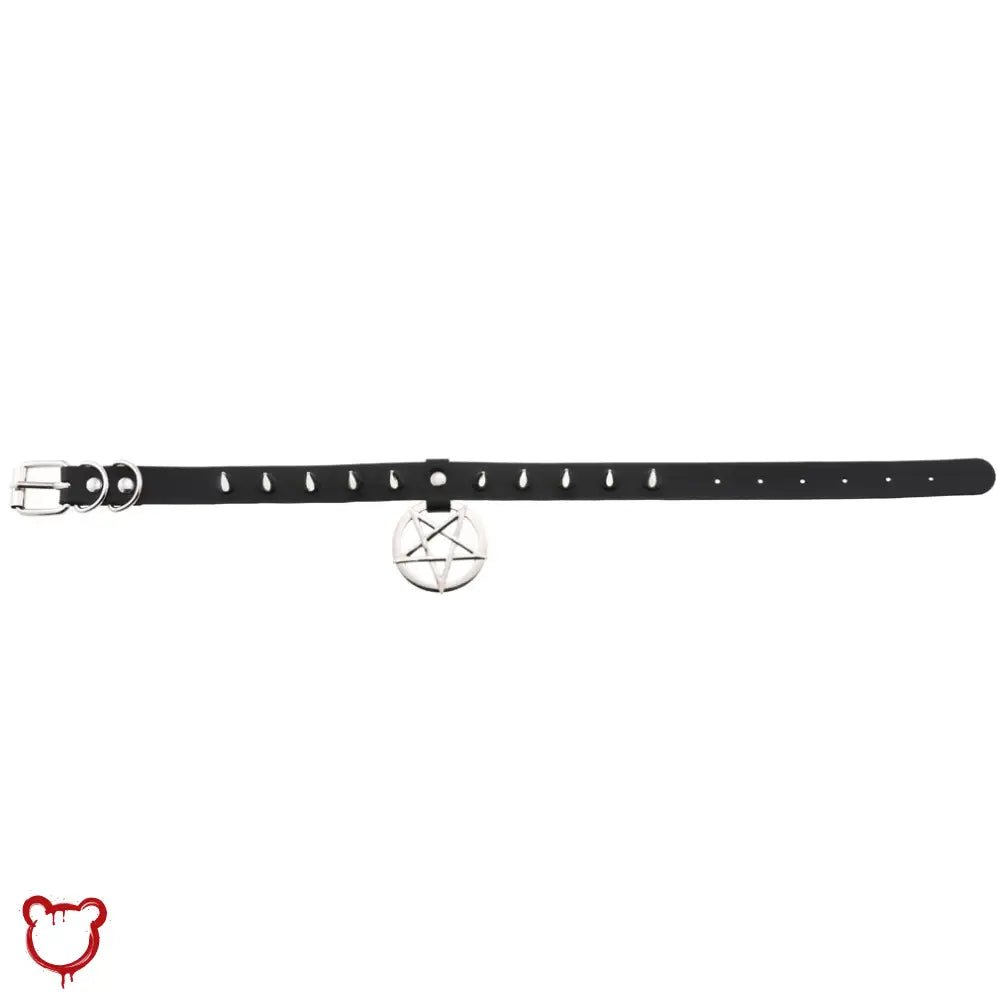 Alt Gothic Spike Choker - Darkest Depths - The Cursed Closet