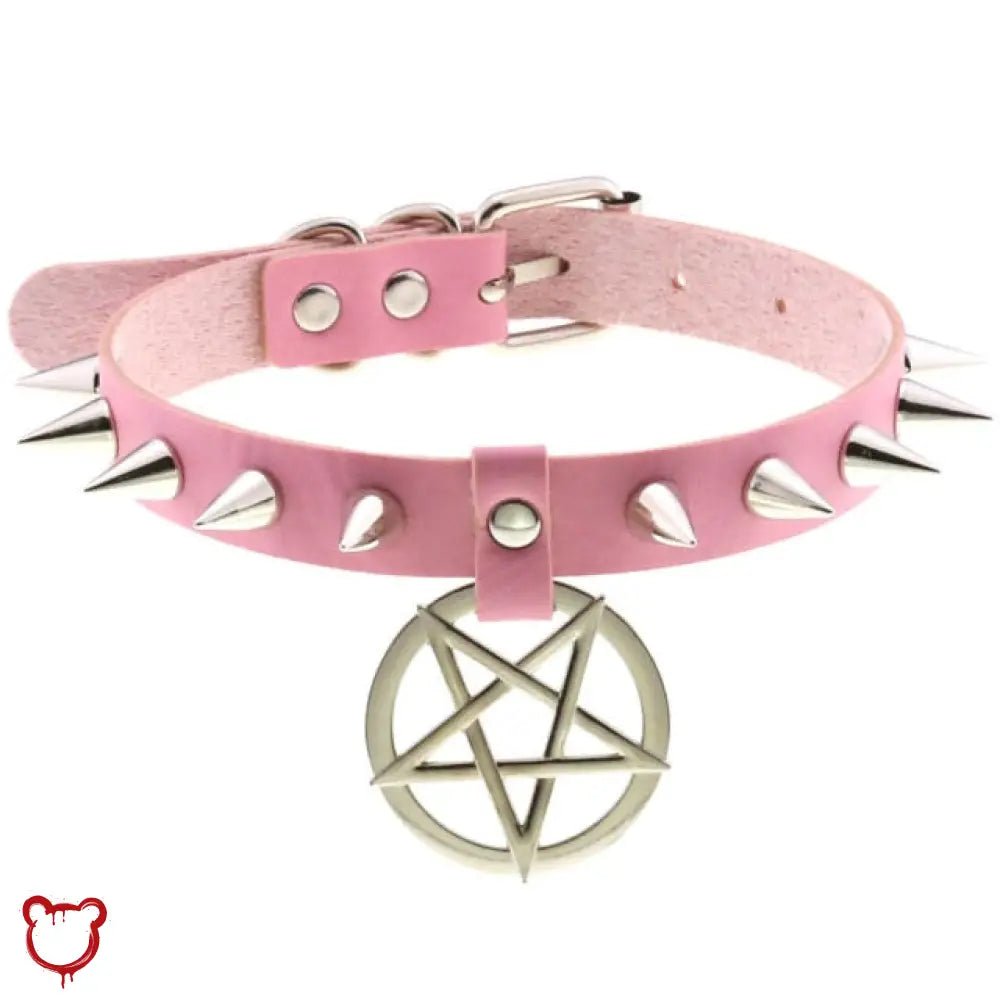 Alt Gothic Spike Choker - Darkest Depths - The Cursed Closet