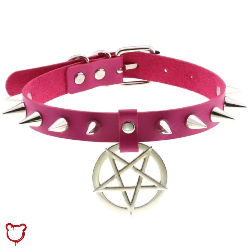 Alt Gothic Spike Choker - Darkest Depths - The Cursed Closet