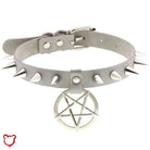 Alt Gothic Spike Choker - Darkest Depths - The Cursed Closet