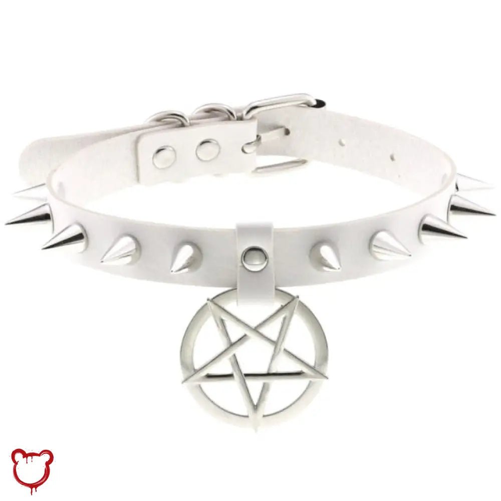 Alt Gothic Spike Choker - Darkest Depths - The Cursed Closet