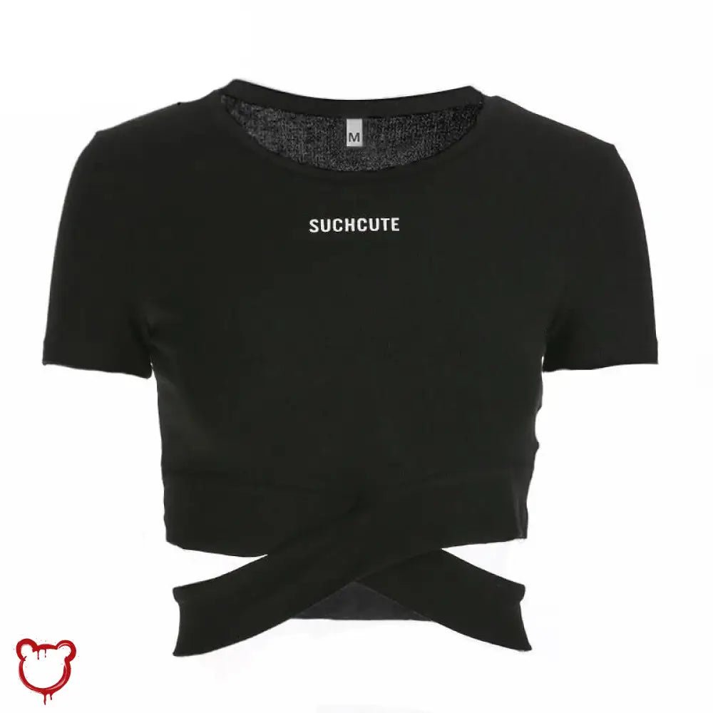 Anthem Gothic Crop Tee - The Cursed Closet