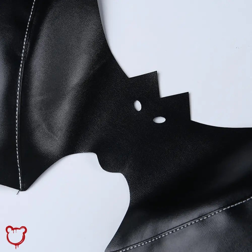 Bat Leather Crop Top - The Cursed Closet