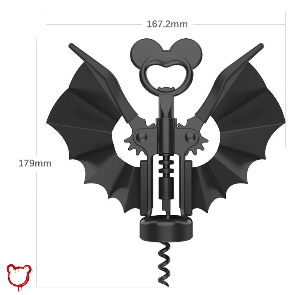 Bat wine opener 2 - in - 1 - The Cursed Closet