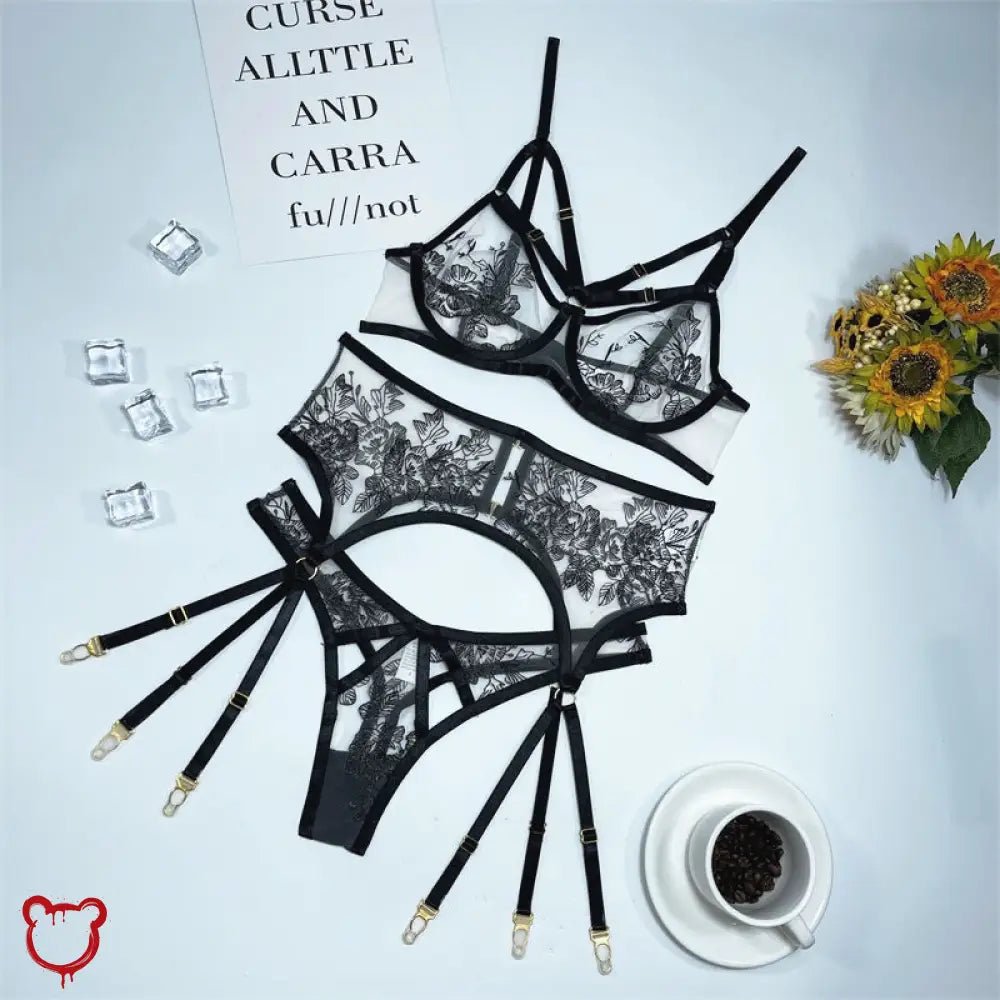 Black Alt Lingerie Set - The Cursed Closet