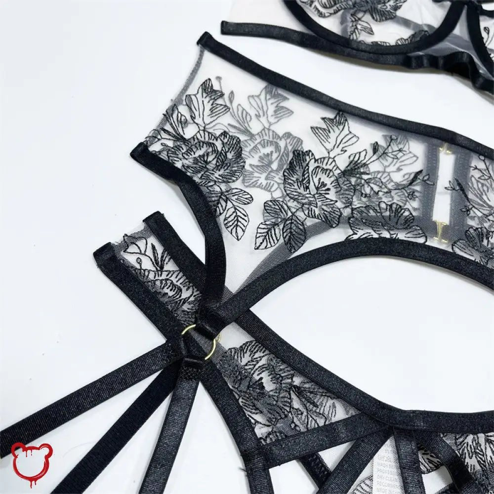 Black Alt Lingerie Set - The Cursed Closet