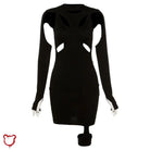 Black Alt Long Sleeve Dress' rephrased as 'Black Alt Dress - Long Sleeve' - The Cursed Closet