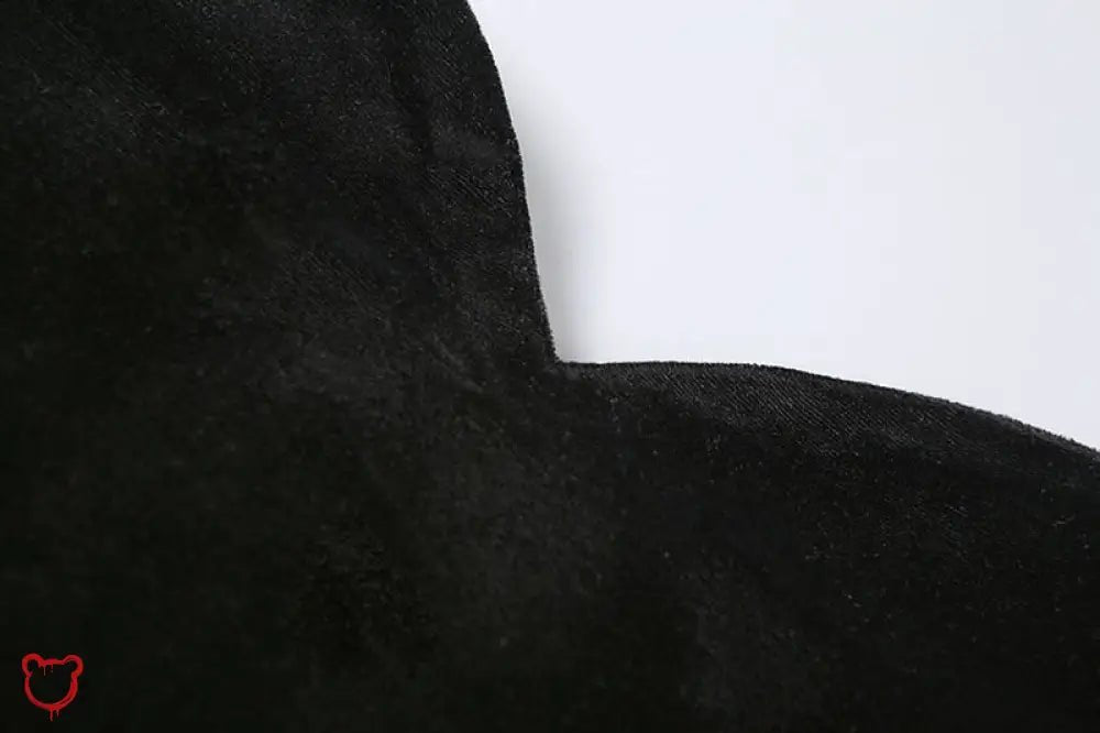 Black Alt Velvet Dress - The Cursed Closet