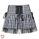 Black and White Grunge Skirt. - The Cursed Closet