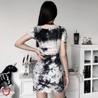 Black and White Storm Dress - The Cursed Closet