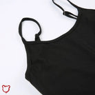 Black Backless Jumpsuit with Top - The Cursed Closet